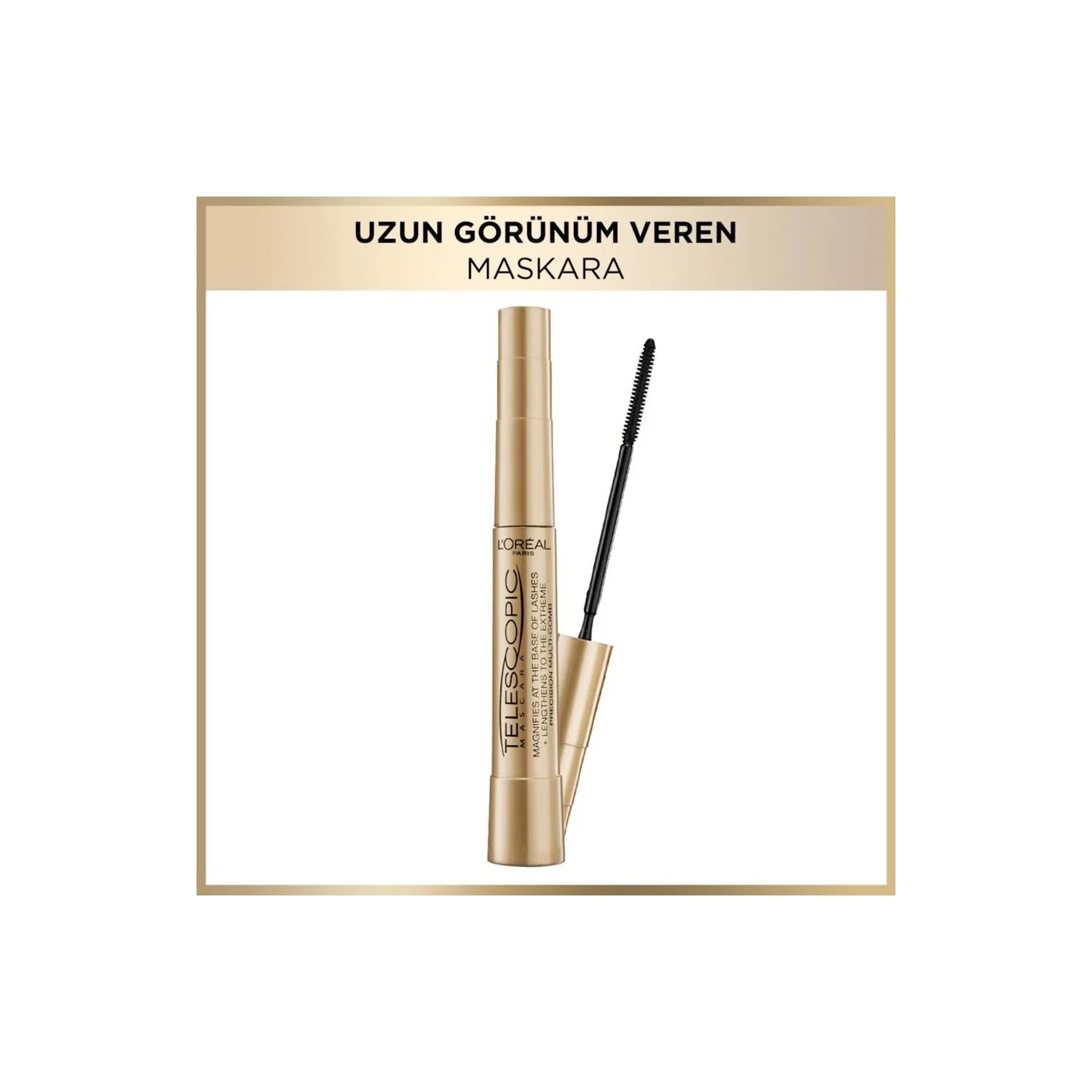 L'Oréal Paris Telescopic Siyah Uzun Görünüm Veren Maskara