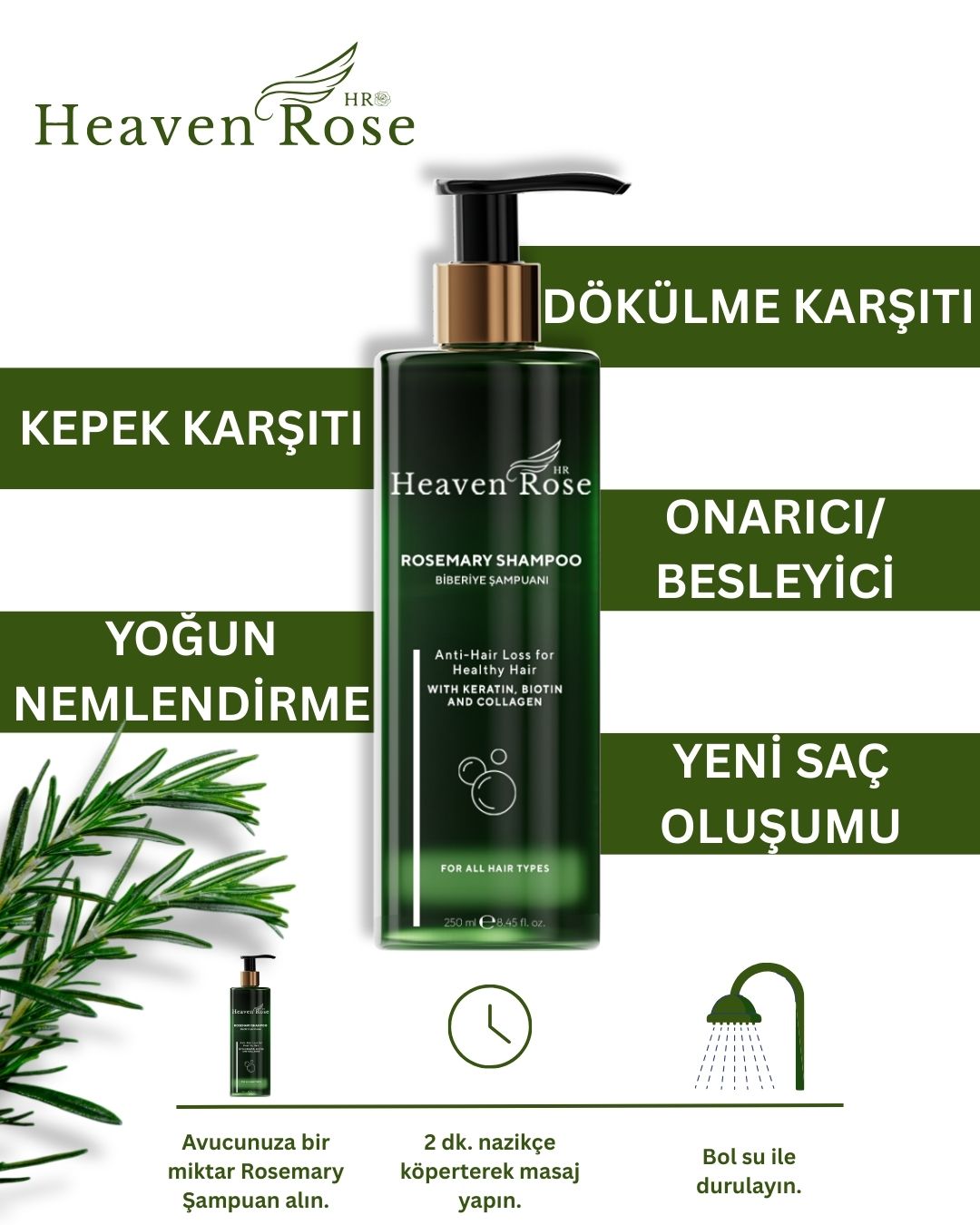 Heaven Rose Şampuan