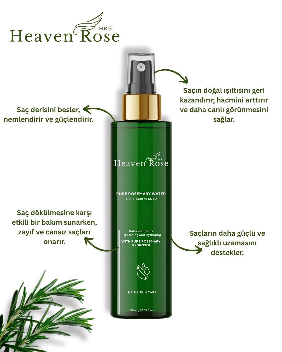 Heaven Rose Biberiye Suyu