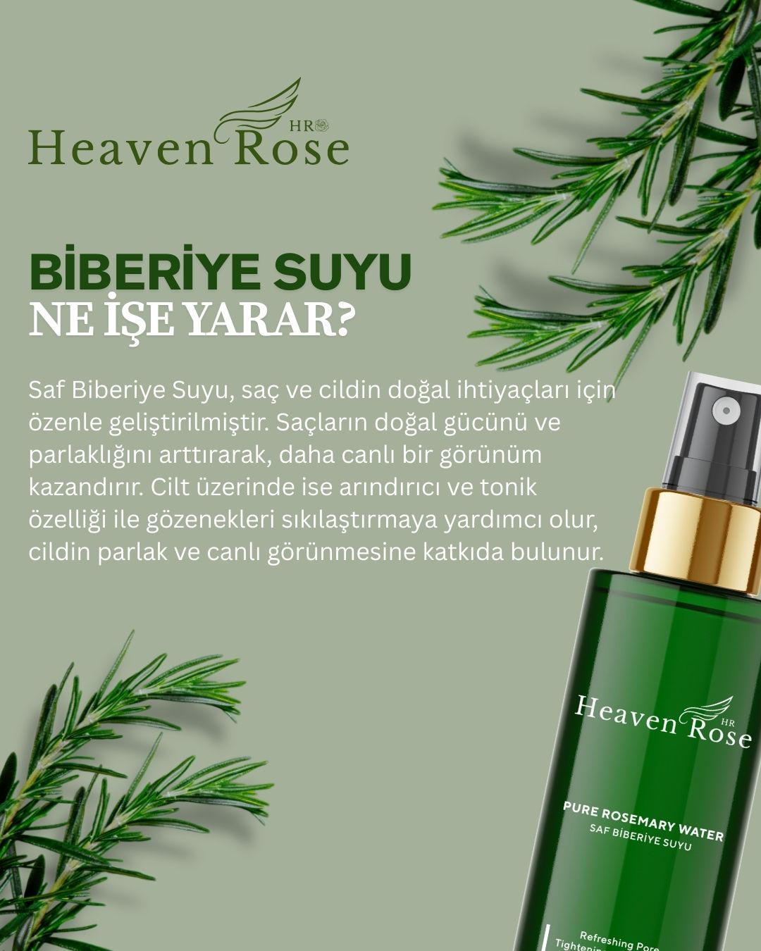 Heaven Rose Biberiye Suyu