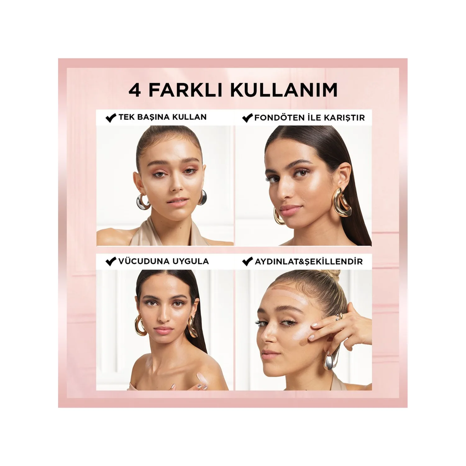 L'Oréal Paris Glotion All-In-One Doğal Işıltı 902 - Light Glow